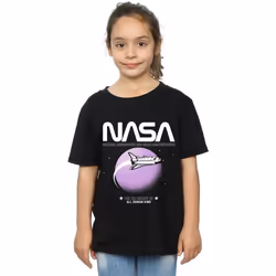 NASA - T-shirt SHUTTLE ORBIT - Fille (Noir)