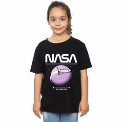 NASA - T-shirt SHUTTLE ORBIT - Fille (Noir)