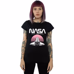 NASA - T-shirt - Femme (Noir)