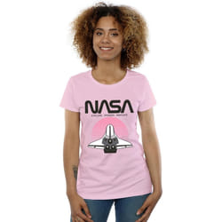 NASA - T-shirt - Femme (Rose clair)