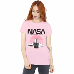 NASA - T-shirt - Femme (Rose clair)