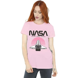NASA - T-shirt - Femme (Rose clair)