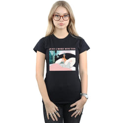 Disney - T-shirt PRINCESS JUST FIVE MORE MINUTES - Femme (Noir)