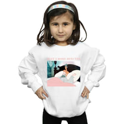 Disney - Sweat PRINCESS JUST FIVE MORE MINUTES - Fille (Blanc)