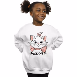 Disney - Sweat THE ARISTOCATS - Fille (Blanc)