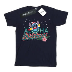 Disney - T-shirt ALOHA - Femme (Bleu marine)