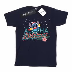 Disney - T-shirt ALOHA - Femme (Bleu marine)