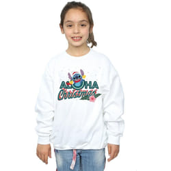 Disney - Sweat ALOHA - Fille (Blanc)