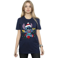 Disney - T-shirt - Femme (Bleu marine)