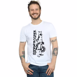 Star Wars - T-shirt THE MANDALORIAN - Homme (Blanc)
