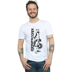 Star Wars - T-shirt THE MANDALORIAN - Homme (Blanc)
