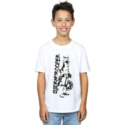 Star Wars - T-shirt THE MANDALORIAN - Garçon (Blanc)