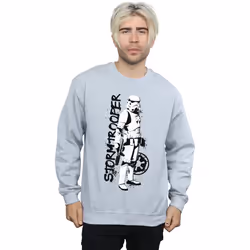Star Wars - Sweat THE MANDALORIAN - Homme (Gris chiné)