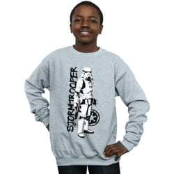 Star Wars - Sweat THE MANDALORIAN - Garçon (Gris chiné)