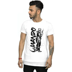 Star Wars - T-shirt THE MANDALORIAN - Homme (Blanc)