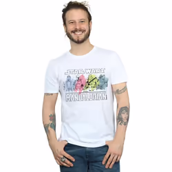 Star Wars - T-shirt THE MANDALORIAN - Homme (Blanc)