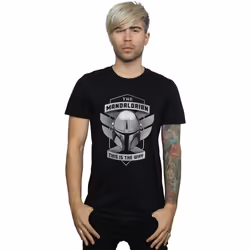 Star Wars - T-shirt THE MANDALORIAN THIS IS THE WAY - Homme (Noir)