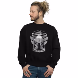 Star Wars - Sweat THE MANDALORIAN THIS IS THE WAY - Homme (Noir)