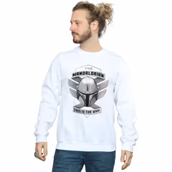 Star Wars - Sweat THE MANDALORIAN THIS IS THE WAY - Homme (Blanc)
