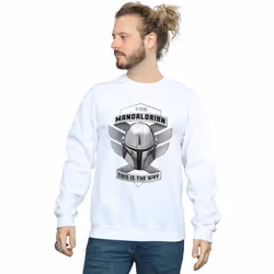 Star Wars - Sweat THE MANDALORIAN THIS IS THE WAY - Homme (Blanc)