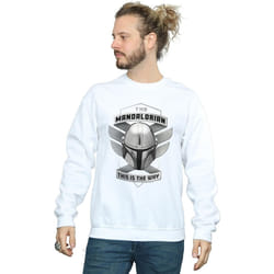 Star Wars - Sweat THE MANDALORIAN THIS IS THE WAY - Homme (Blanc)