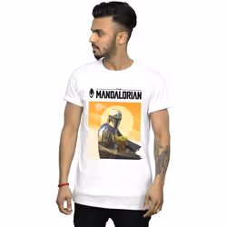 Star Wars - T-shirt THE MANDALORIAN THE CHILD - Homme (Blanc)