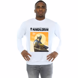 Star Wars - Sweat THE MANDALORIAN THE CHILD - Homme (Blanc)