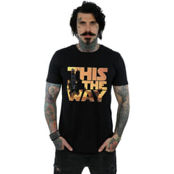 Star Wars - T-shirt THE MANDALORIAN THE WAY - Homme (Noir)