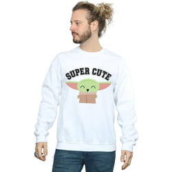 Star Wars - Sweat THE MANDALORIAN SUPER CUTE - Homme (Blanc)
