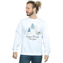 Star Wars - Sweat THE MANDALORIAN ROLLING THROUGH THE SNOW - Homme (Blanc)