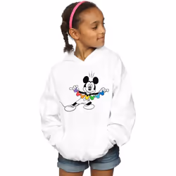 Disney - Sweat à capuche MICKEY MOUSE - Fille (Blanc)