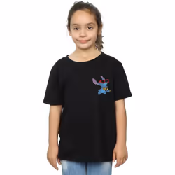 Disney - T-shirt - Fille (Noir)