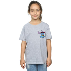 Disney - T-shirt - Fille (Gris chiné)
