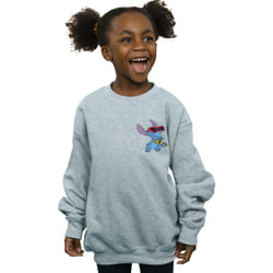 Disney - Sweat - Fille (Gris chiné)