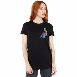 Disney - T-shirt - Femme (Noir)