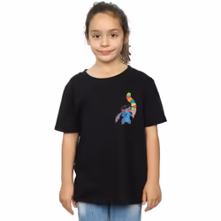 Disney - T-shirt - Fille (Noir)