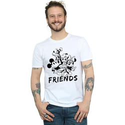 Disney - T-shirt MICKEY MOUSE AND FRIENDS - Homme (Blanc)