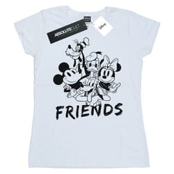 Disney - T-shirt MICKEY MOUSE AND FRIENDS - Femme (Blanc)