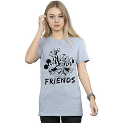Disney - T-shirt MICKEY MOUSE AND FRIENDS - Femme (Gris chiné)