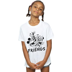 Disney - T-shirt MICKEY MOUSE AND FRIENDS - Fille (Blanc)