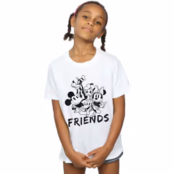 Disney - T-shirt MICKEY MOUSE AND FRIENDS - Fille (Blanc)