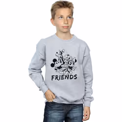 Disney - Sweat MICKEY MOUSE AND FRIENDS - Garçon (Gris chiné)