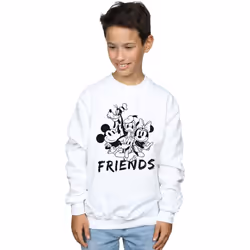 Disney - Sweat MICKEY MOUSE AND FRIENDS - Garçon (Blanc)