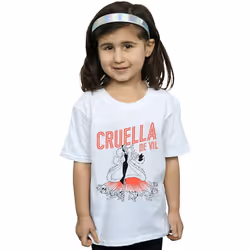 Disney - T-shirt - Fille (Blanc)