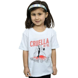 Disney - T-shirt - Fille (Blanc)