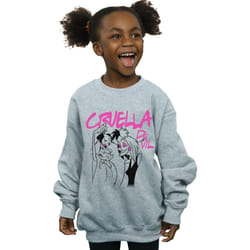 Disney - Sweat - Fille (Gris chiné)