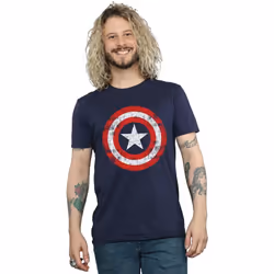 Marvel - T-shirt AVENGERS - Homme (Bleu marine)