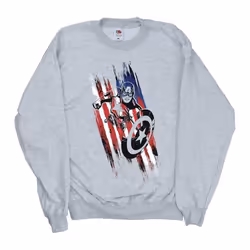 Marvel - Sweat AVENGERS - Homme (Gris chiné)