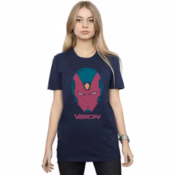 Marvel - T-shirt AVENGERS - Femme (Bleu marine)