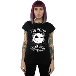 Disney - T-shirt NIGHTMARE BEFORE CHRISTMAS - Femme (Noir)